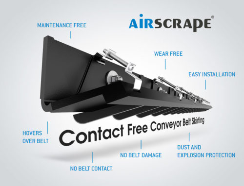 AirScrape – zračni tesnili sistem za transportne trakove